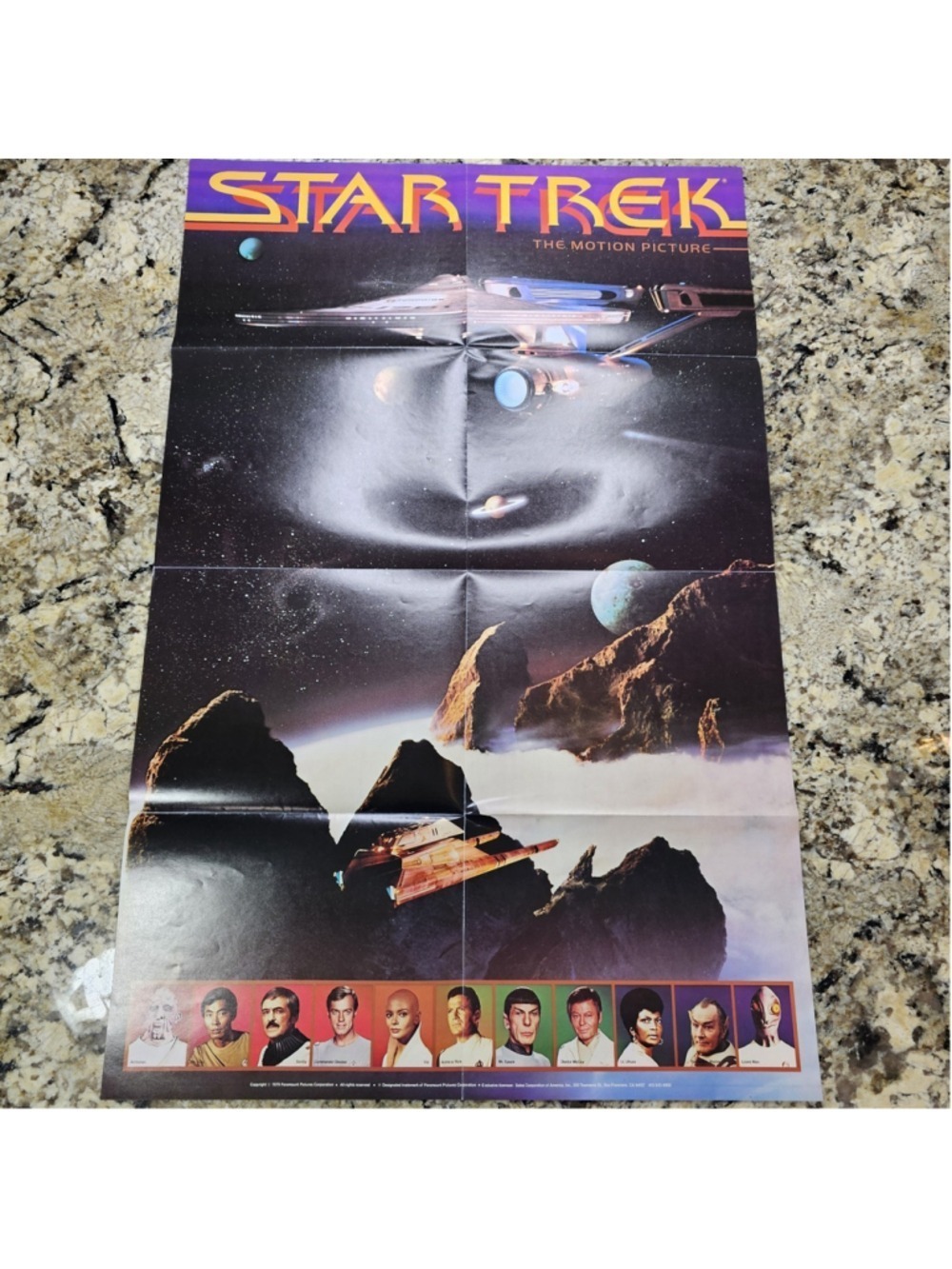 1979 Star Trek The Motion Picture Double Sided Poster Mork Mindy 22x34 Original
